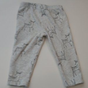Carters 9m 2 pants animal print